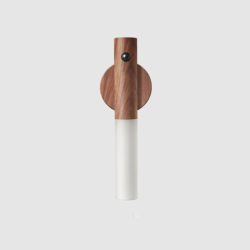 Walnut motion sensor night light