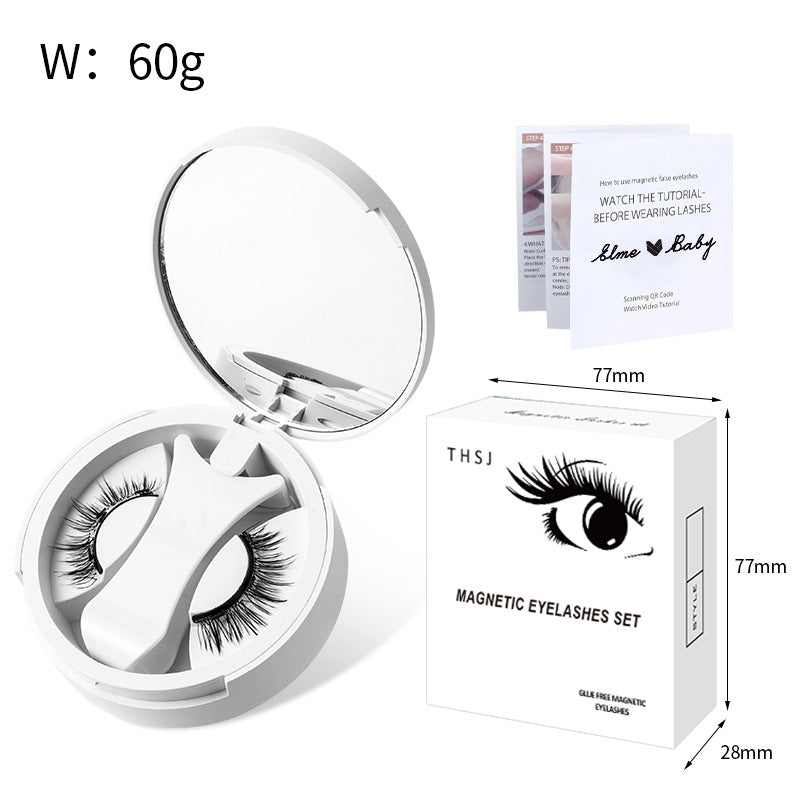 VELNORA Glue-Free Magnetic Eyelashes Set with Applicator