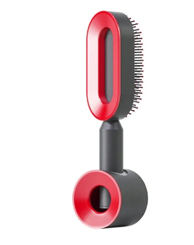 VELNORA Air-Cushion Hairbrush – Standard & Press-Clean Options