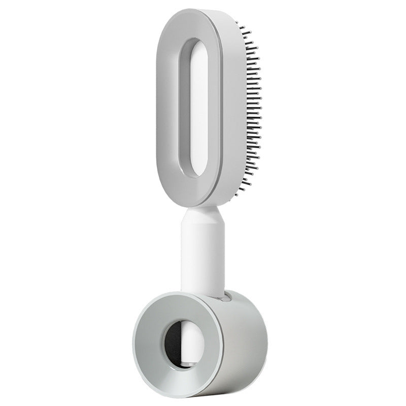 VELNORA Air-Cushion Hairbrush – Standard & Press-Clean Options