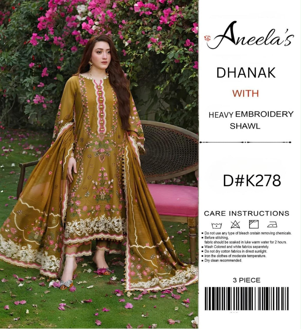 Aneela's Dhanak 3PC Code 278 model view