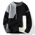VELNORA Men's Colorblock Pullover Sweater