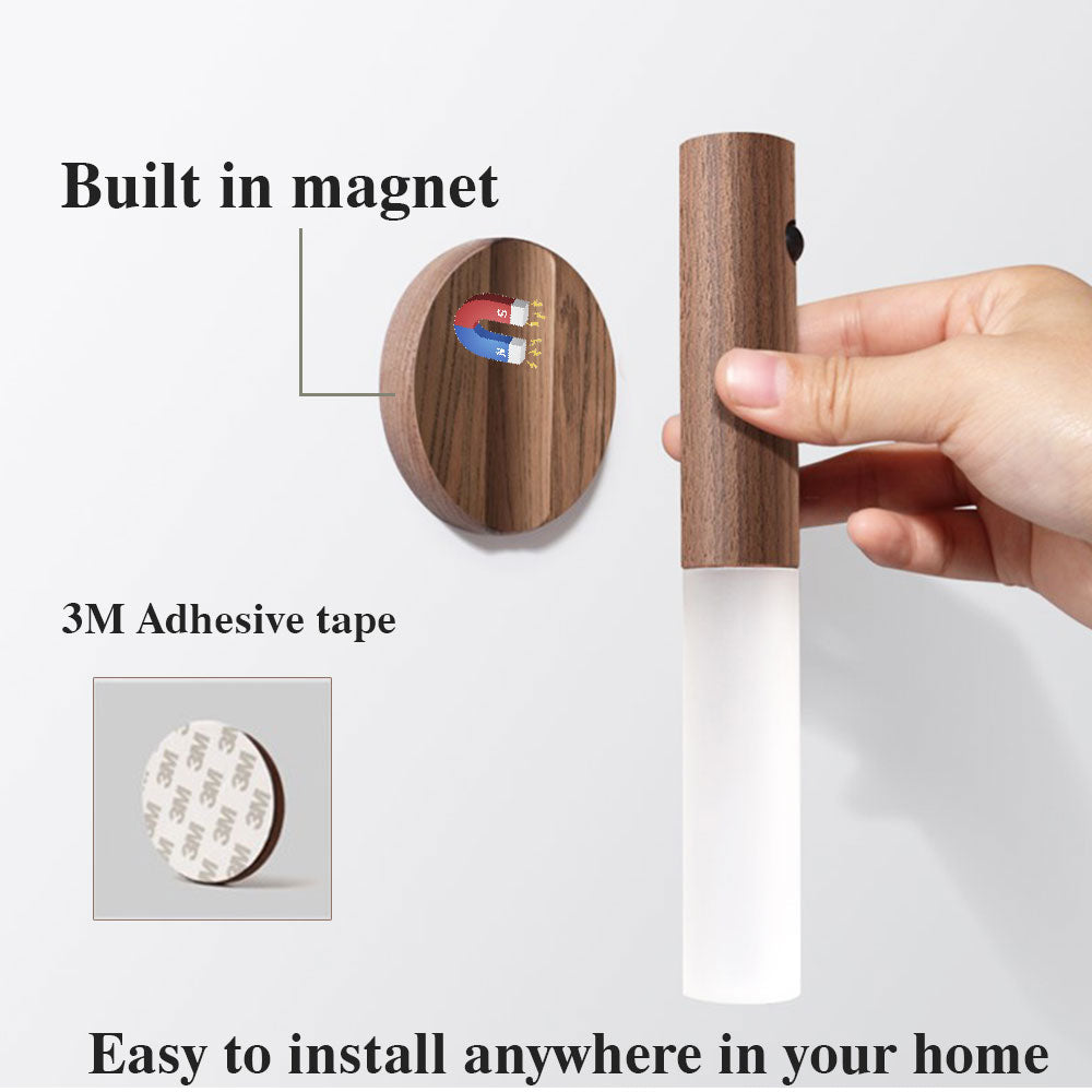 Rechargeable magnetic cabinet light