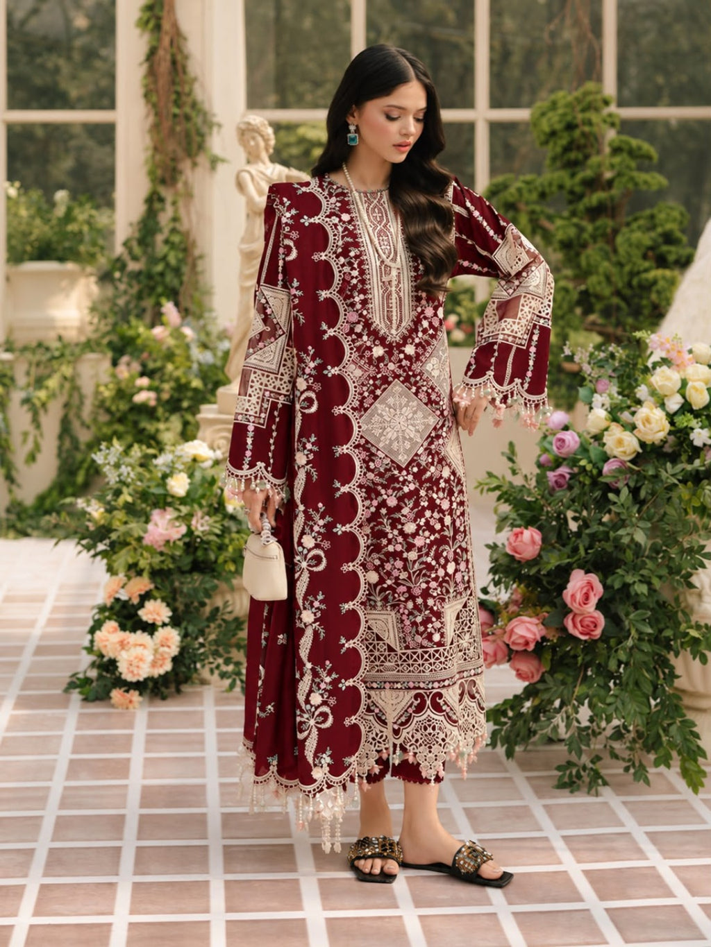 BIN ILYAS Dhanak maroon model