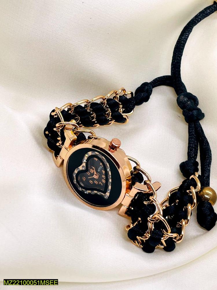 Rose Gold Heart Bracelet Watch for Girls - image 6