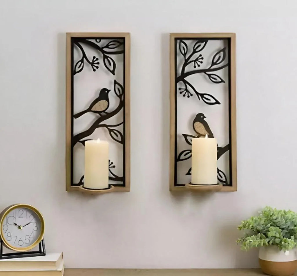 Bird Branch Wall Sconces – Set of 2 - image 1