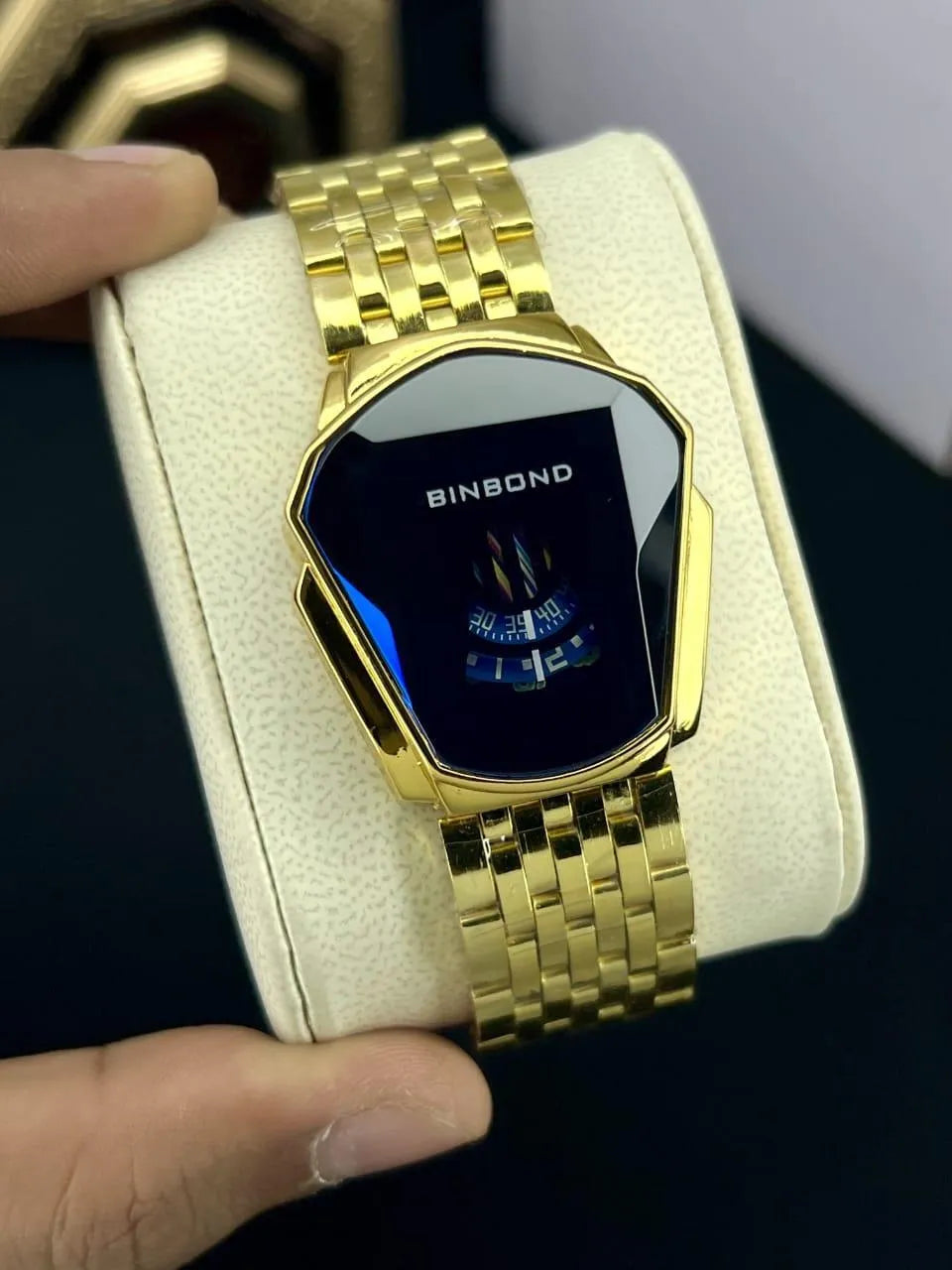 Square-Dial Chain-Strap Watch for Women - image 5