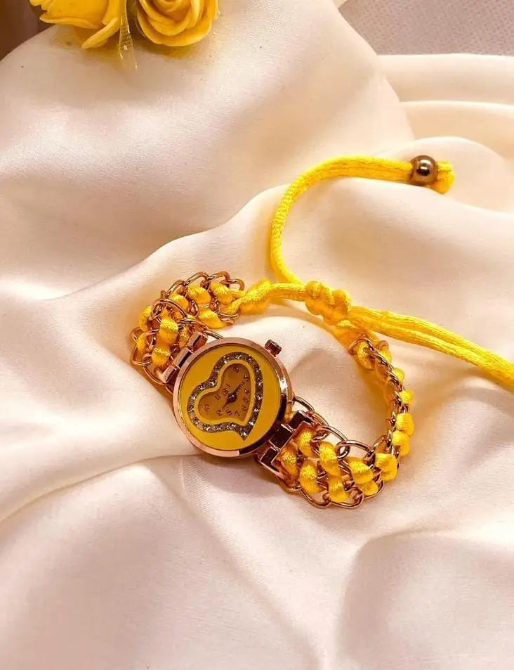 Heart Shaped Stylish Women's Bracelet Watch - image 6