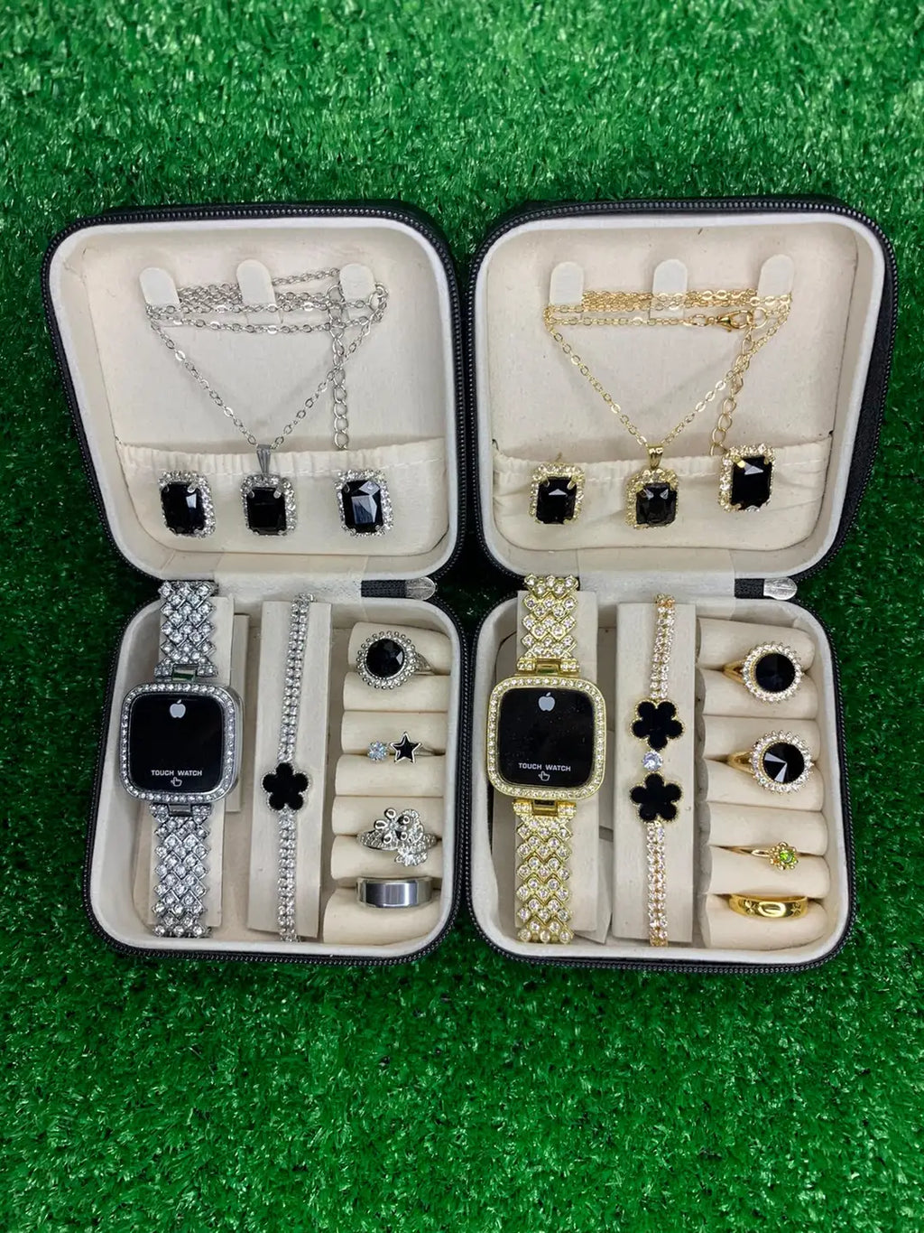 Pack of 8PCS Women's Trendy Gift Choice For Girls And Women Watch Set - image 2