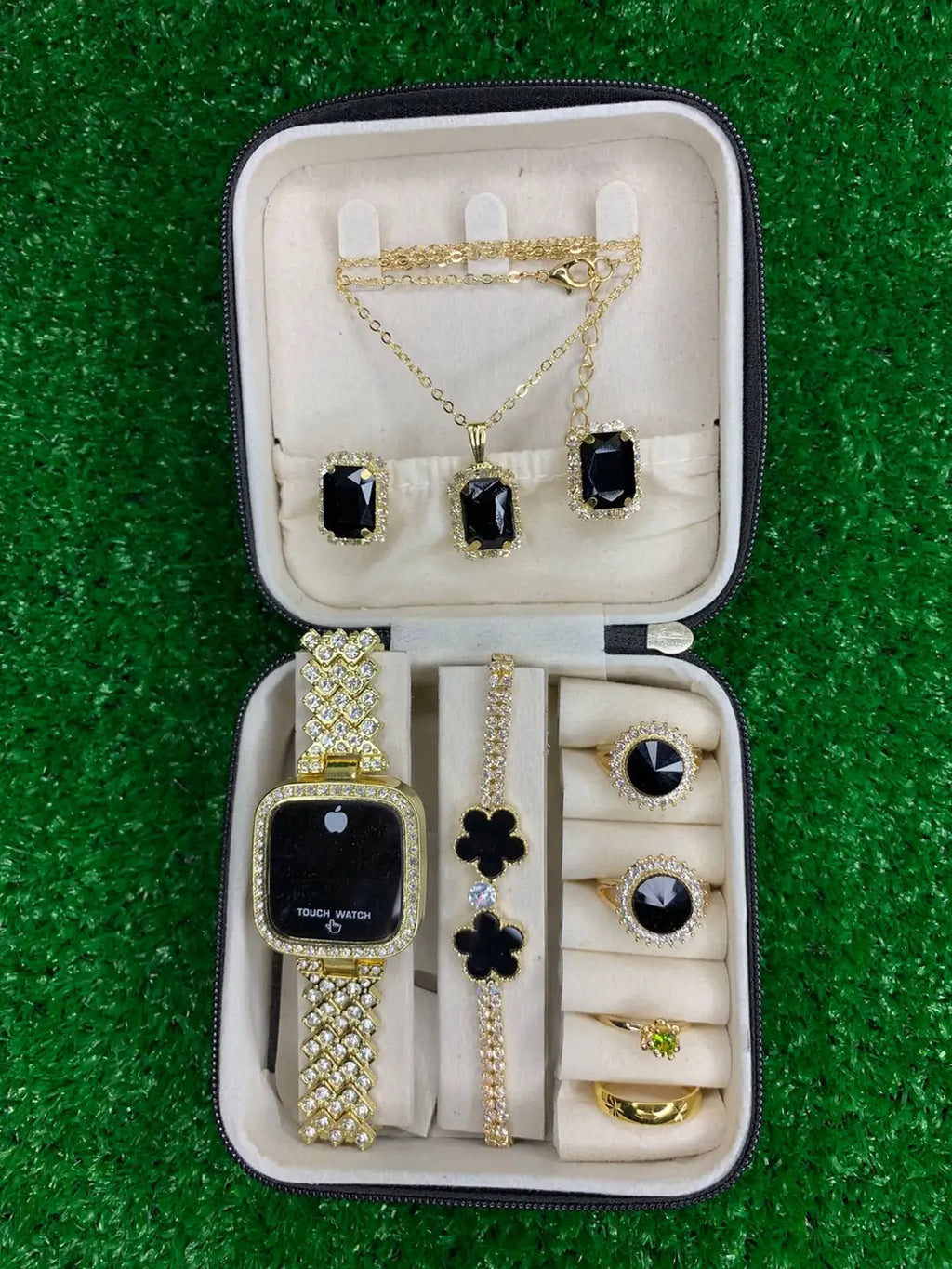 Pack of 8PCS Women's Trendy Gift Choice For Girls And Women Watch Set - image 4