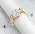 Heart-Shaped Bracelet Watch for Women