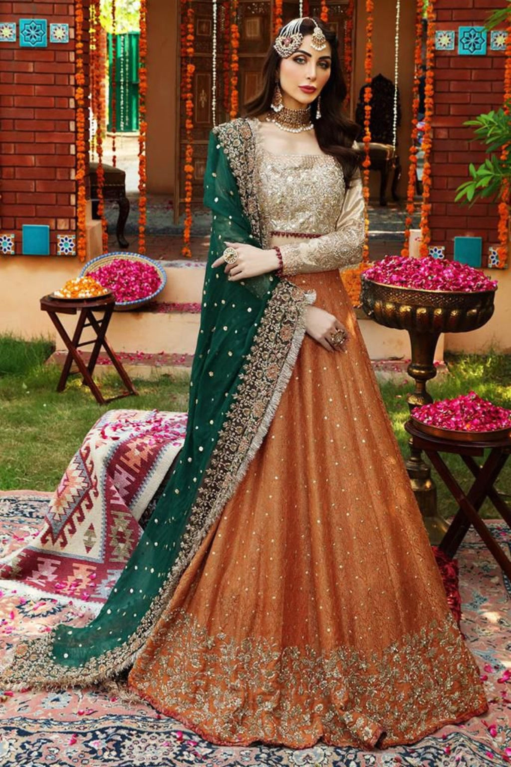 Ayesha Imran RUEDAD E SAHR-A bridal maxi model front