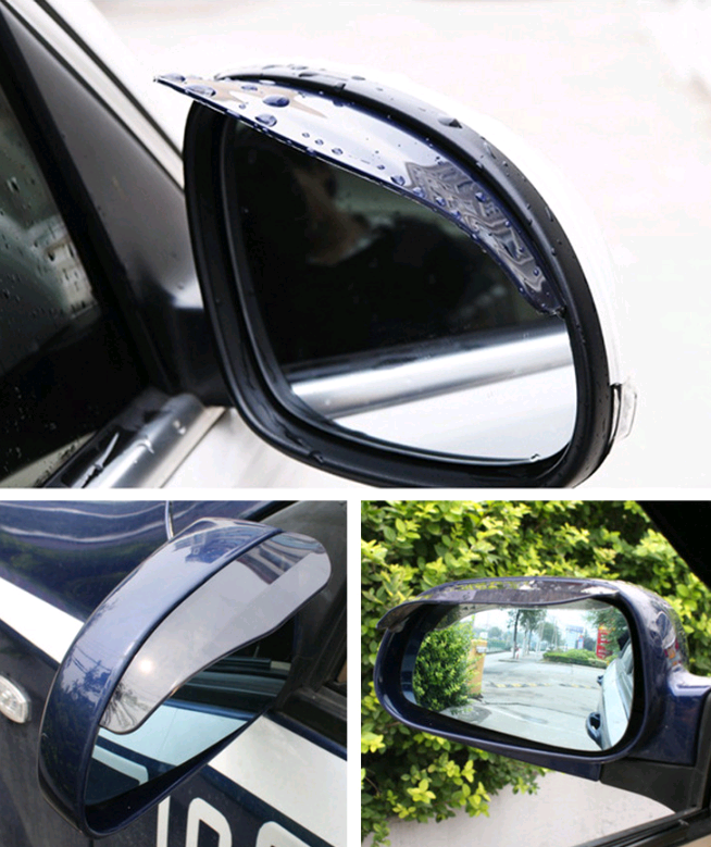 Car mirror rain protection