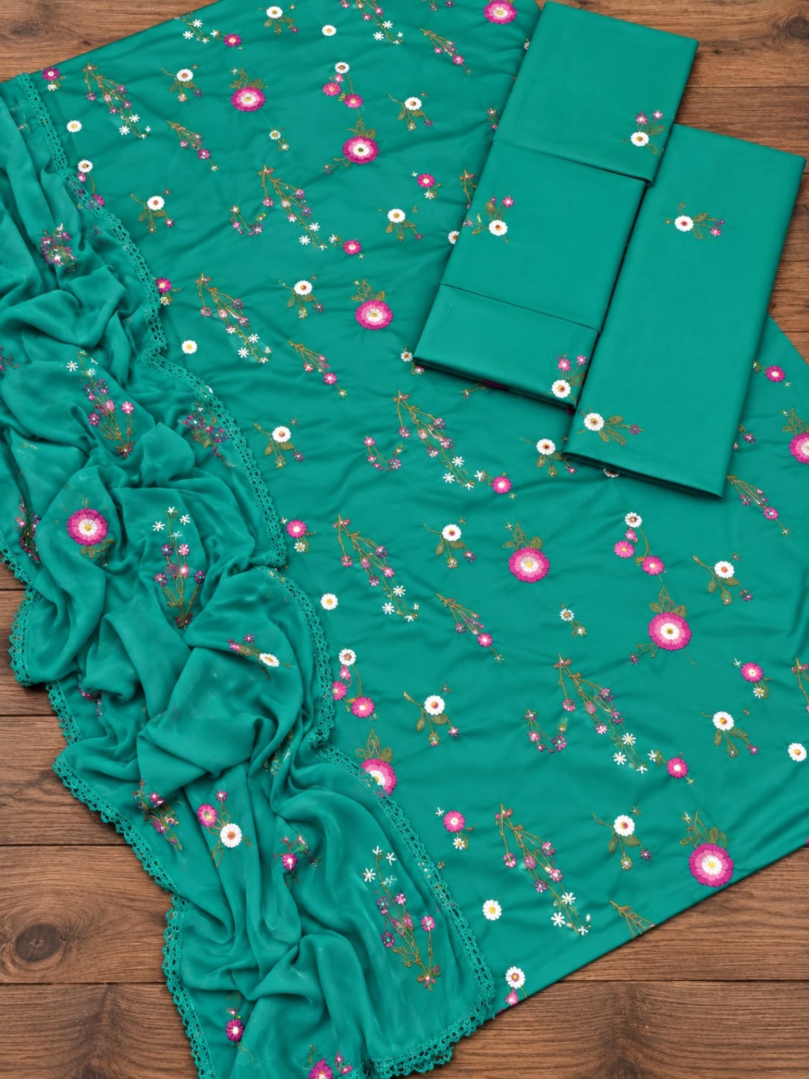 Teal detail