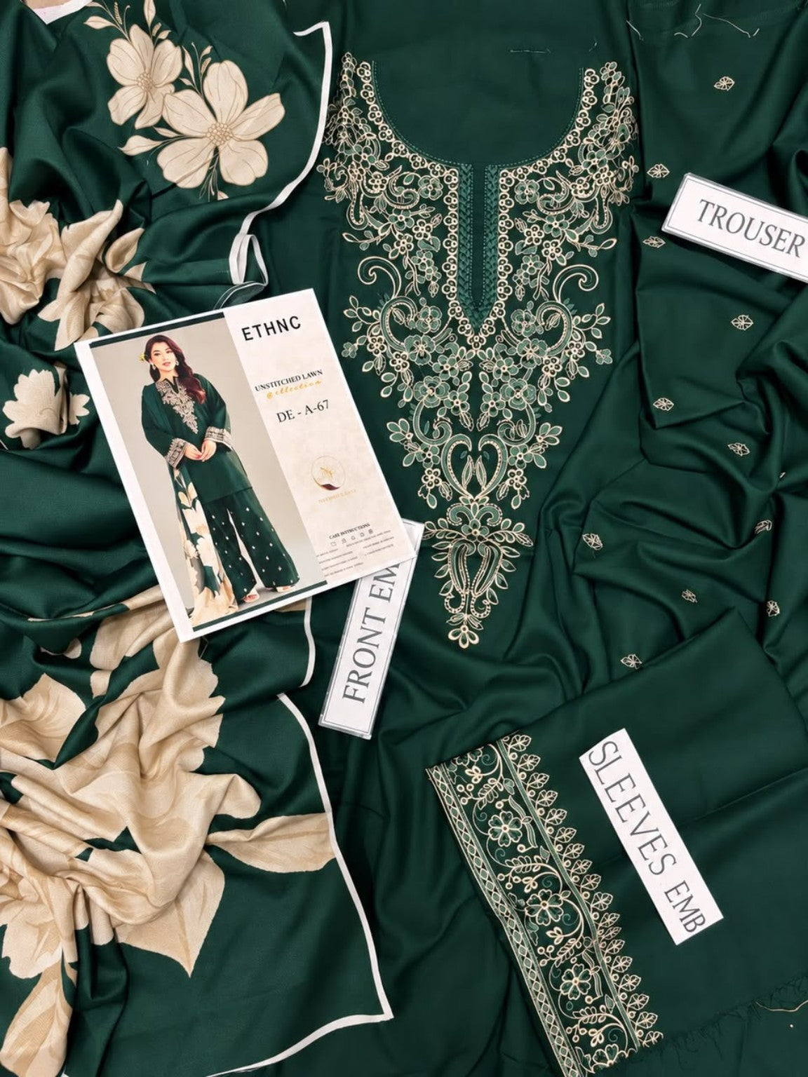 ETHNIC A-67 embroidery details
