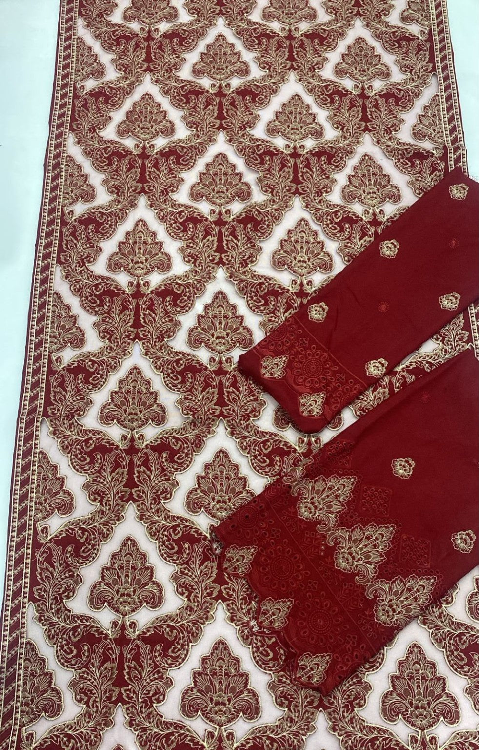 Hussain Rehar Code 508 maroon set