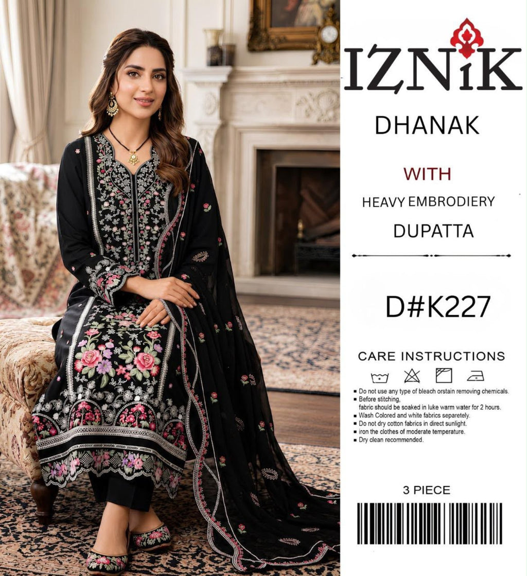 IZNIK Dhanak Code 227 embroidery detail