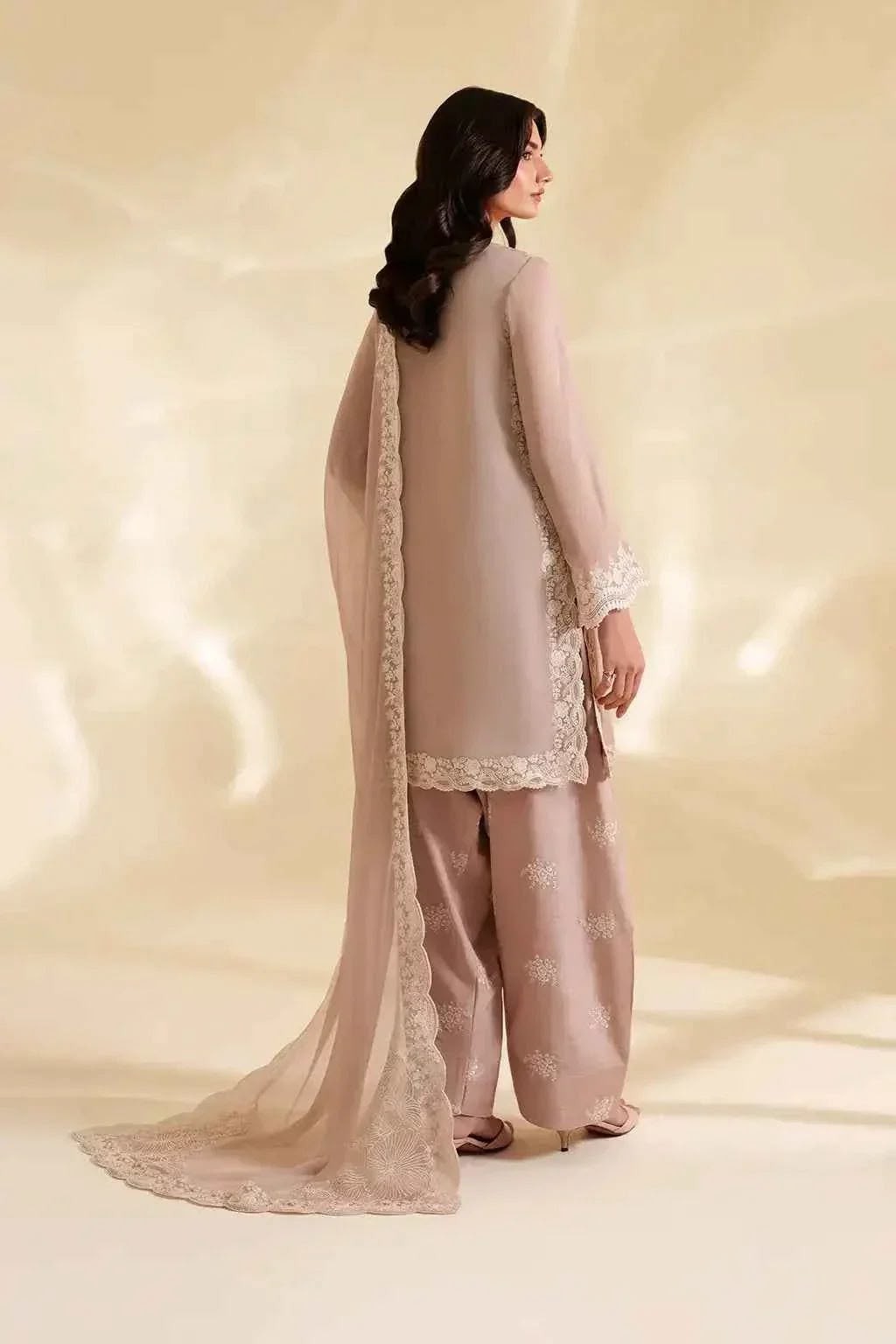 Iznik CC-79 chiffon suit back look