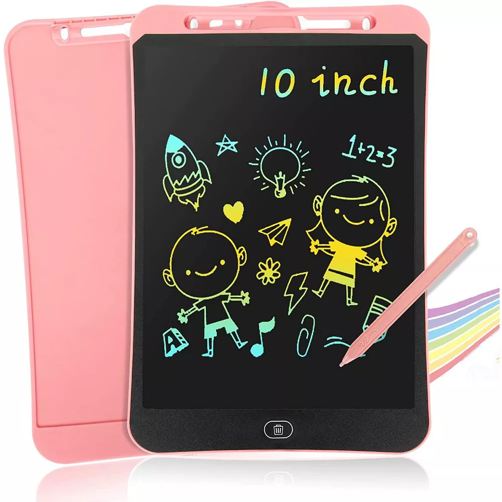 10 inch LCD writing tablet pink
