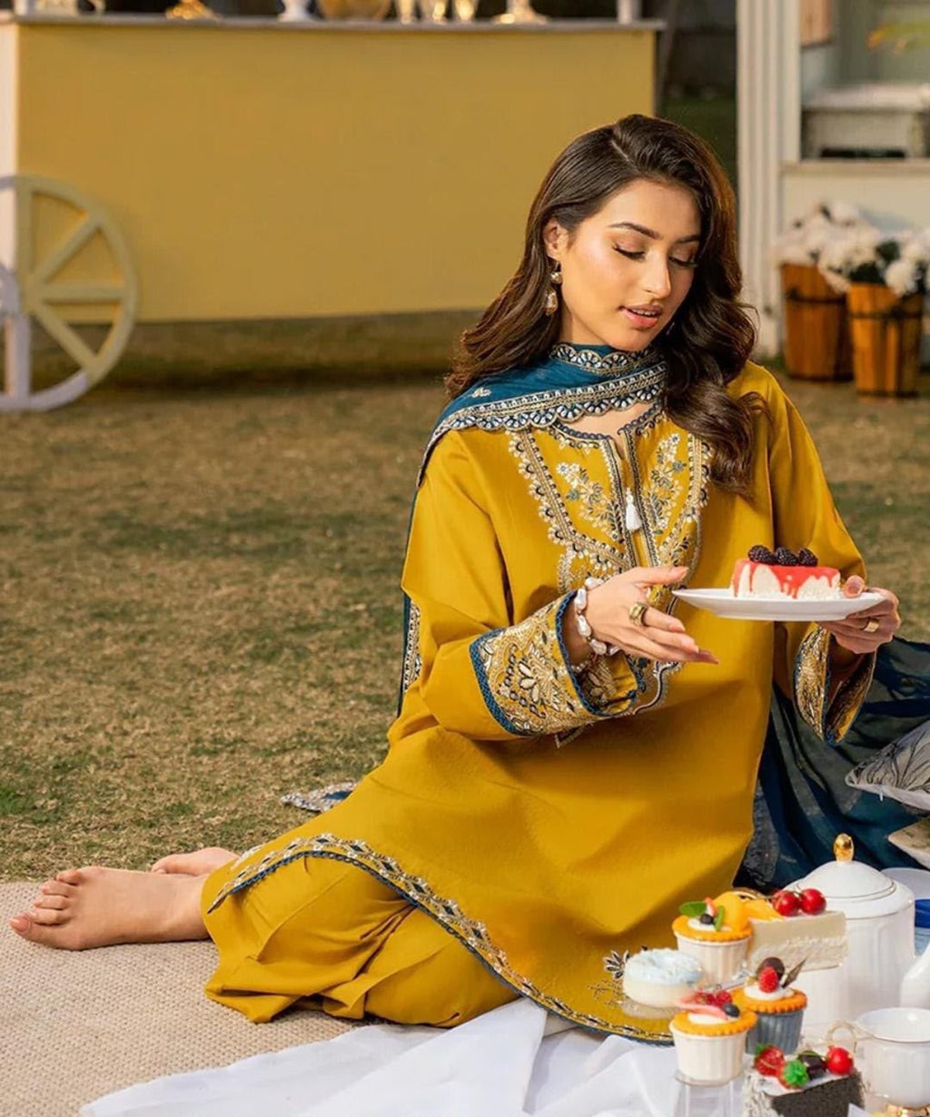 Pashmire Winter Dhanak 3PC lifestyle