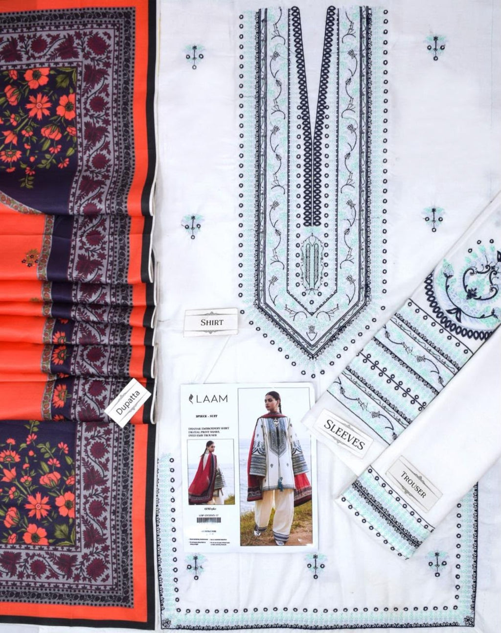 Saphire Dhanak embroidered winter 3PC image 8