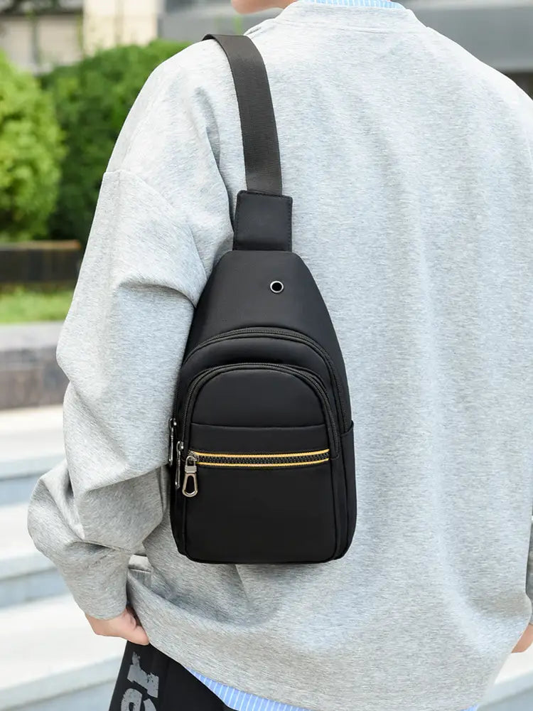 VELNORA men's multi-pocket sling bag image 7