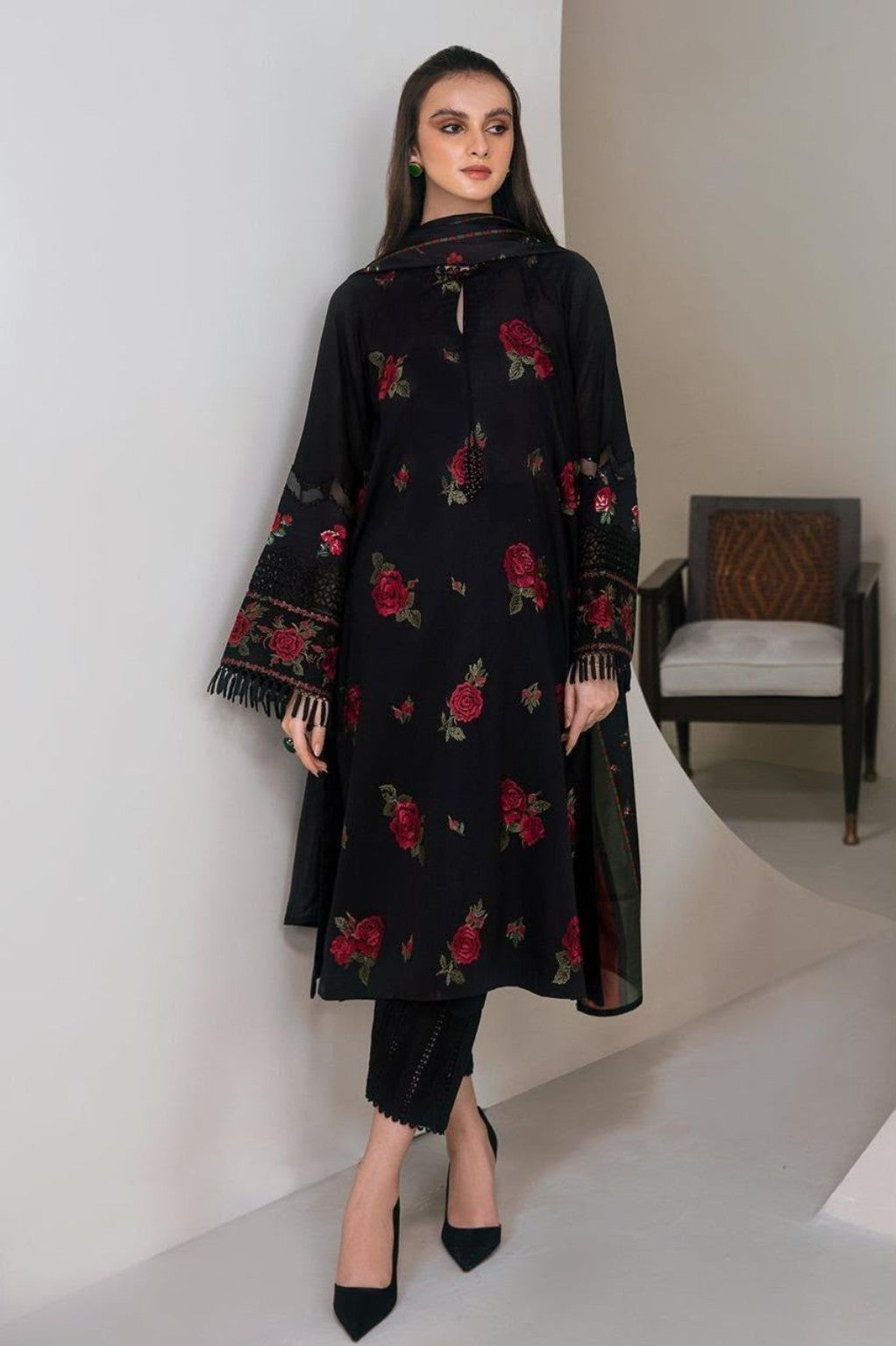 VELNORA Airjet Dhanak Embroidered Winter 3PC Collection – Unstitched